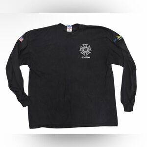 Vintage Boston IATSE Local 11 Shirt Union Made USA Black‎ Tee XL